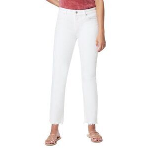 Joe's Jeans Women's The Lara Frayed-Hem Jeans in White Size 29